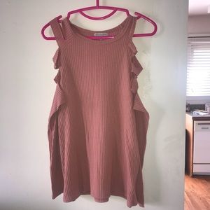 Charlotte Russe light pink shirt